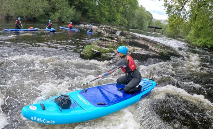 White Water SUP, River Dee